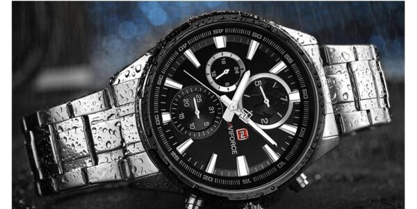 Naviforce 9089 CH - Silver Black | Rovelle