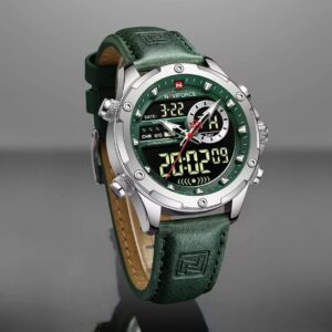 Naviforce 9208 L - Silver Green | Rovelle