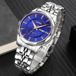 Skmei 9268 - Silver Blue For Men | Rovelle