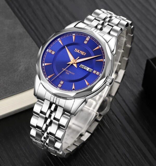Skmei 9268 - Silver Blue For Men | Rovelle
