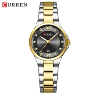 Curren 9107 Ladies Watch - Silver Gold Black | Rovelle