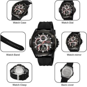 Skmei 2486 Men's Sport Watch - Black | Rovelle