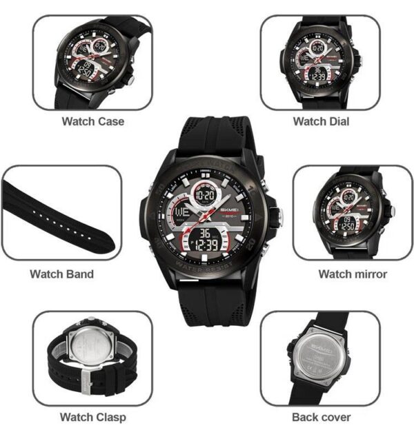 Skmei 2486 Men's Sport Watch - Black | Rovelle