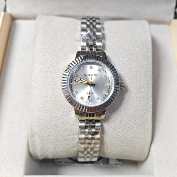 Soloni 1039 For Women - Silver White With Premium Box Soloni 1039 For Women - Silver White With Premium Box | Rovelle