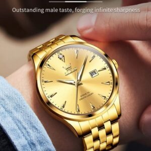 Olevs 5598 CH - Gold Blue For Men | Rovelle