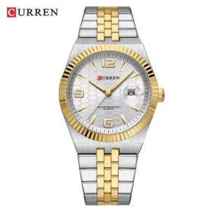 Curren 8498 CH For Women - Silver Gold White | Rovelle