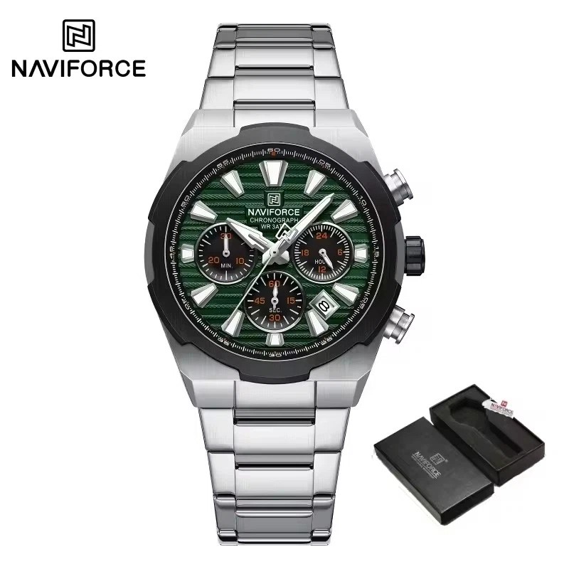 Naviforce 8081 - Silver Green