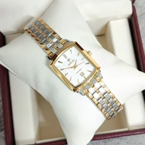 Aolix 9099 Women Watch - Silver Gold White | Rovelle