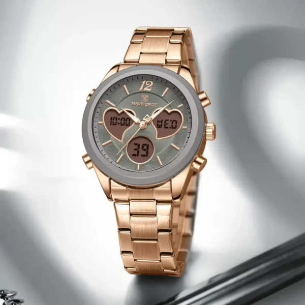 Naviforce 5045 For Women - Rose Gray | Rovelle