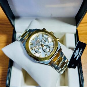 Soloni 3013 For Men - Silver Gold White With Premium Box | Rovelle