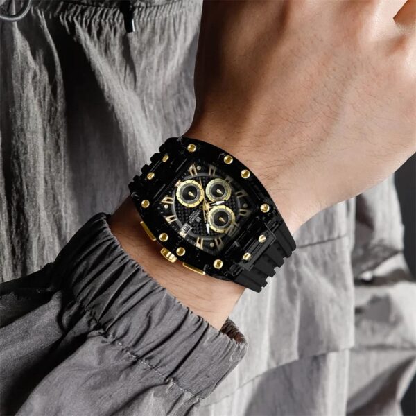 Naviforce 7105 - Black Gold | Rovelle