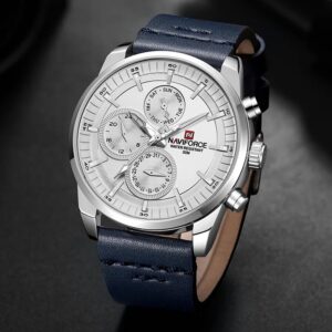 Naviforce 9148 L - Silver Dark Blue | Rovelle