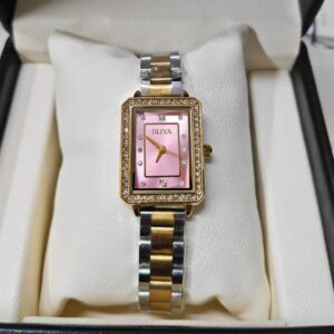 Oliya 6101 Ladies Watch - Silver Gold Pink | Rovelle