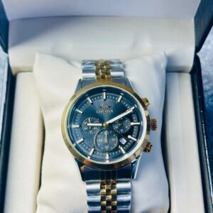 Soloni 3015 For Men - Silver Gold Black With Premium Box | Rovelle