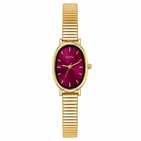 Oliya 2015 Ladies Watch - Gold Red Oliya 2015 Ladies Watch - Gold Red | Rovelle