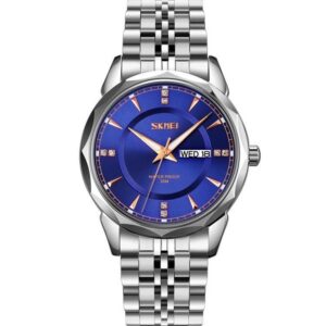 Skmei 9268 - Silver Blue For Men | Rovelle