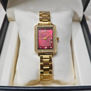 Oliya 6101 Ladies Watch - Gold Red | Rovelle