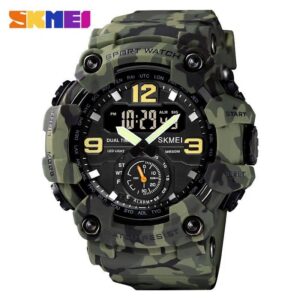 Skmei 1637 Men's Sport Watch- Army Green | Rovelle