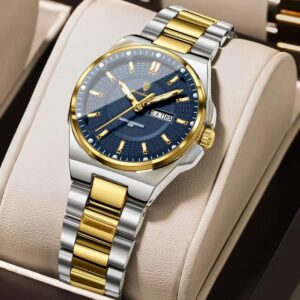 Poedagar 796 For Women – Silver Gold Blue | Rovelle