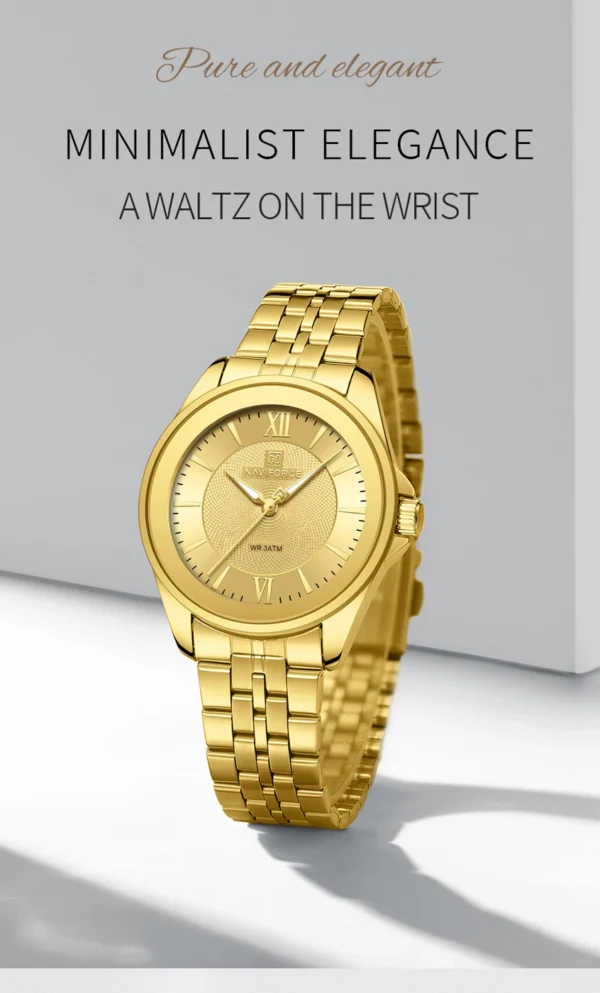 Naviforce 5067 For Women - Gold | Rovelle
