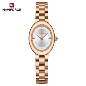 NAVIFORCE 5081 Ch Women Watch - Rose White | Rovelle