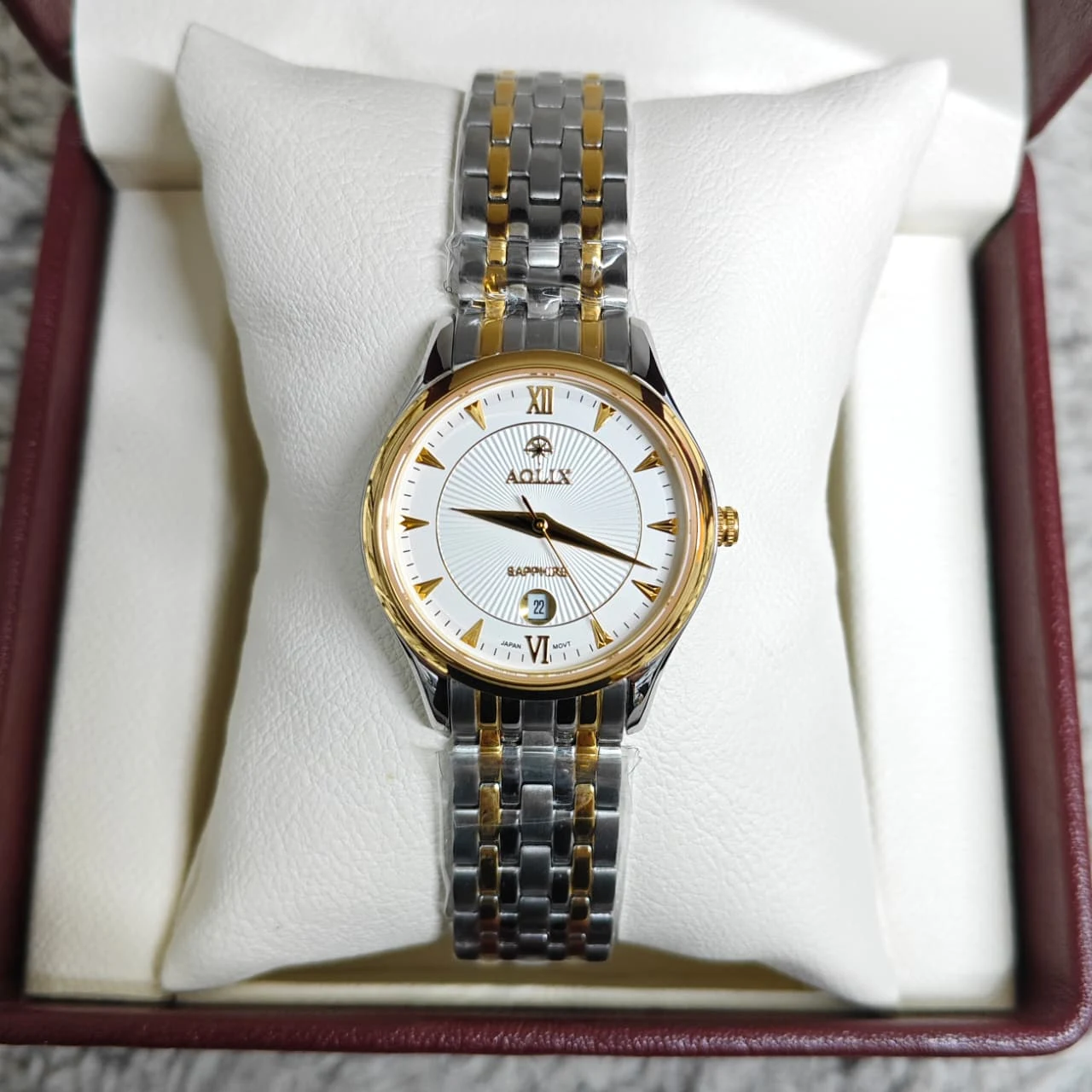Aolix 9138 CH For Women Watch - Silver Gold White | Rovelle