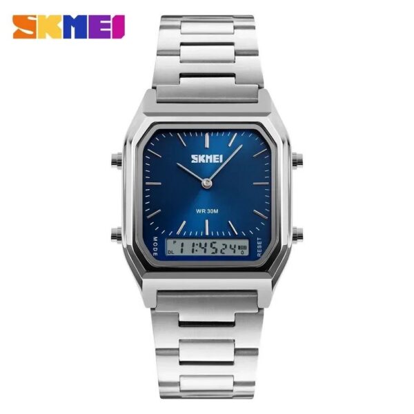 Skmei 1220 CH For Men - Silver Blue Skmei 1220 CH For Men - Silver Blue | Rovelle