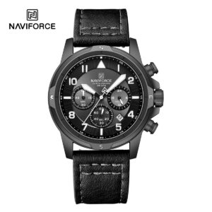 Naviforce 8077 L - Black White | Rovelle