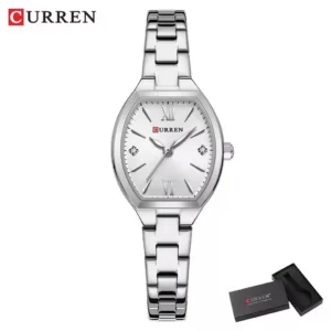 Curren 9112 Ladies Watch - Silver | Rovelle
