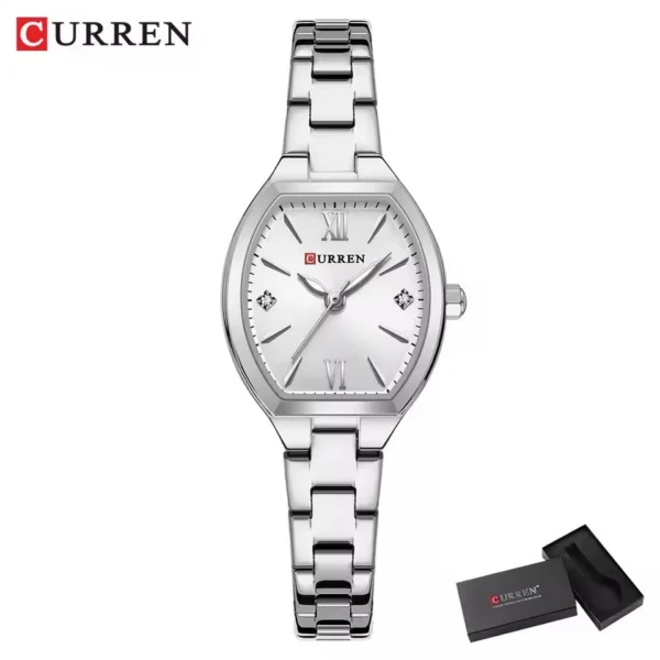 Curren 9112 Ladies Watch - Silver | Rovelle