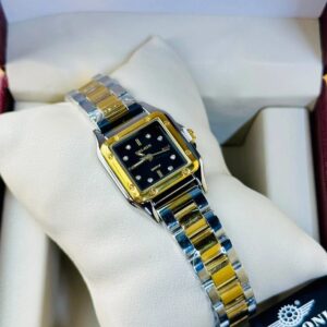 Soloni 1037 For Women -Silver Gold Black With Premium Box | Rovelle