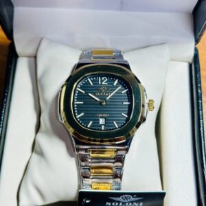 Soloni 1010 For Men - Silver Gold Black With Premium Box | Rovelle