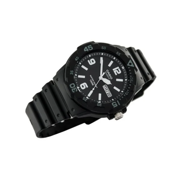 Casio Youth Day Date Red Resin Belt Watch MRW-200H-1B2VDF | Rovelle