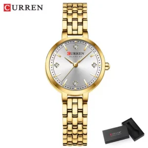 Curren 9106 Ladies Watch - Gold White | Rovelle