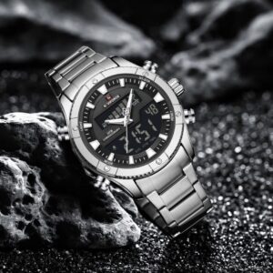 Naviforce 9259 - Silver Black | Rovelle