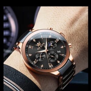 Olevs 7004 CH For Man - Gold Black | Rovelle