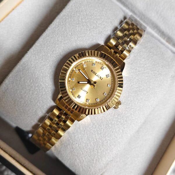 Soloni 1039 For Women - Gold With Premium Box | Rovelle