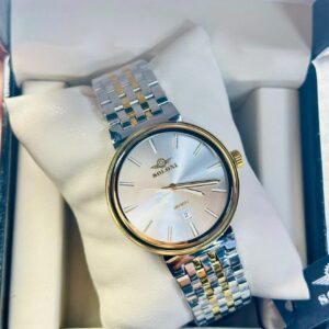 Soloni 1031 For Men - Silver Gold White With Premium Box | Rovelle