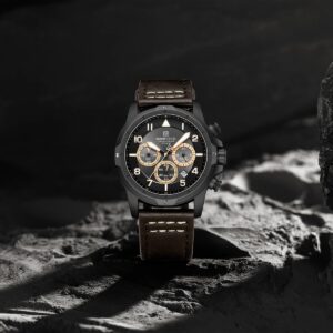 Naviforce 8077 L - Black Coffee | Rovelle