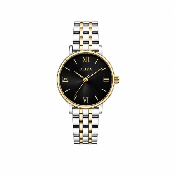 Oliya 5209 Ladies Watch - Silver Gold Black | Rovelle
