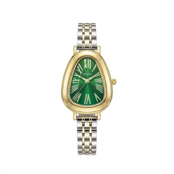 Oliya 2016 Ladies Watch -Silver Gold Green Oliya 2016 Ladies Watch -Silver Gold Green | Rovelle