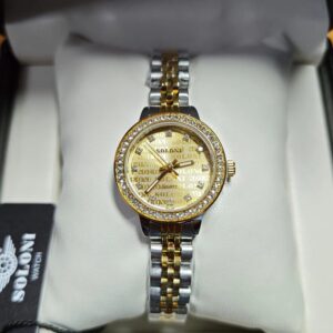 Soloni 1038 For Women - Silver Gold With Premium Box | Rovelle