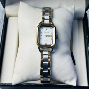 Soloni 1030 For Women - Silver Gold White With Premium Box | Rovelle