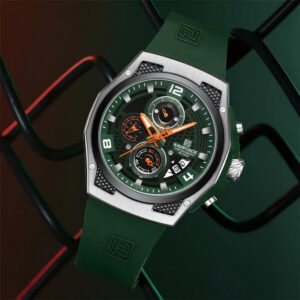 Naviforce 8051T For Man - Silver Green | Rovelle