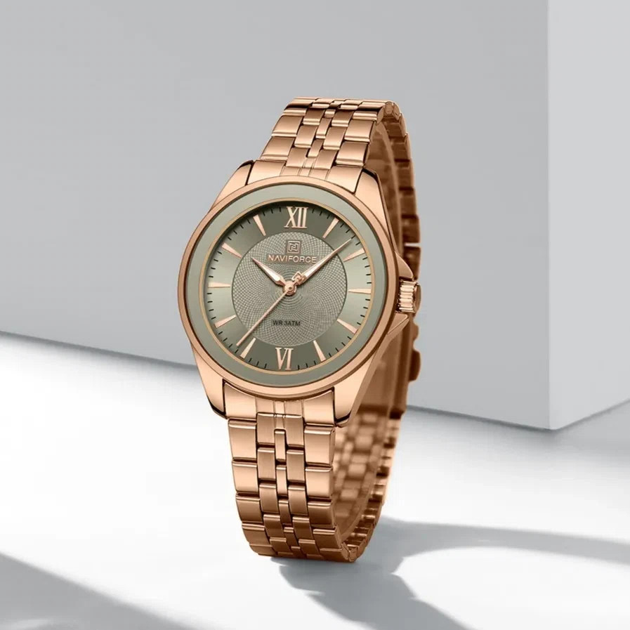 Naviforce 5067 For Women - Rose Gray
