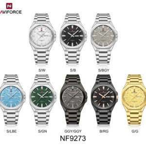 Naviforce 9273 Men's Watch - Silver Black | Rovelle