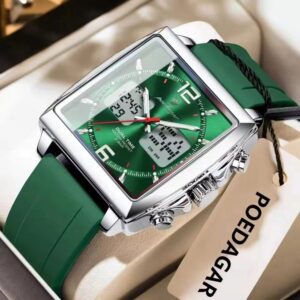 Poedagar 109 For Men - Silver Green | Rovelle