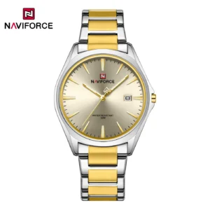 NAVIFORCE 9291 CH For Men - Silver Gold Gray | Rovelle