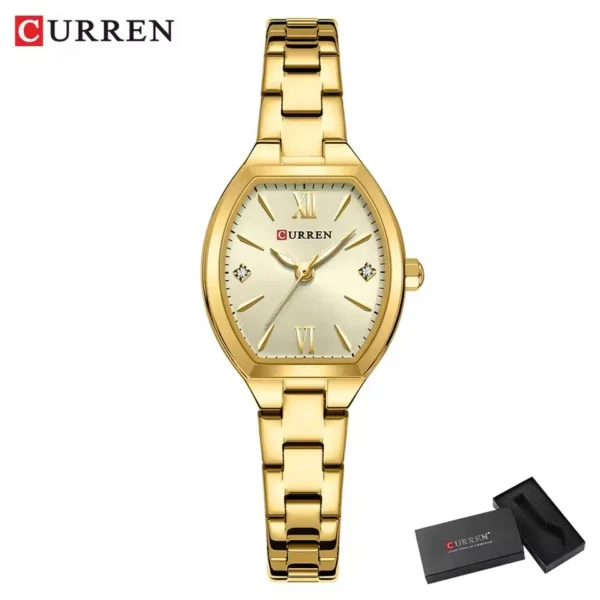 Curren 9112 Ladies Watch - Gold | Rovelle