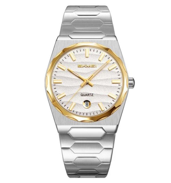 Skmei 9382 CH For Men - Silver Gold White | Rovelle